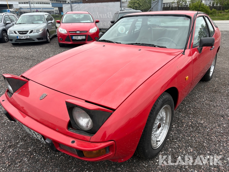 Sportbil Porsche 924 manuell, 125hk, 1985