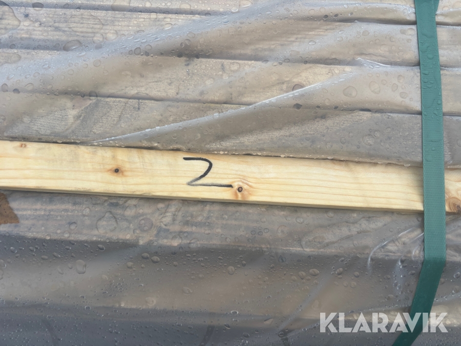 Virkespaket, 45x45,22x145 råplan 45x45 och ytterpanel