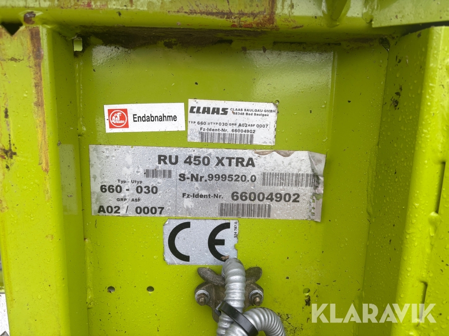 Exakthack Claas Jaguar 830 Speedstar med PU 300 HD och majsbord RU 450 xtra