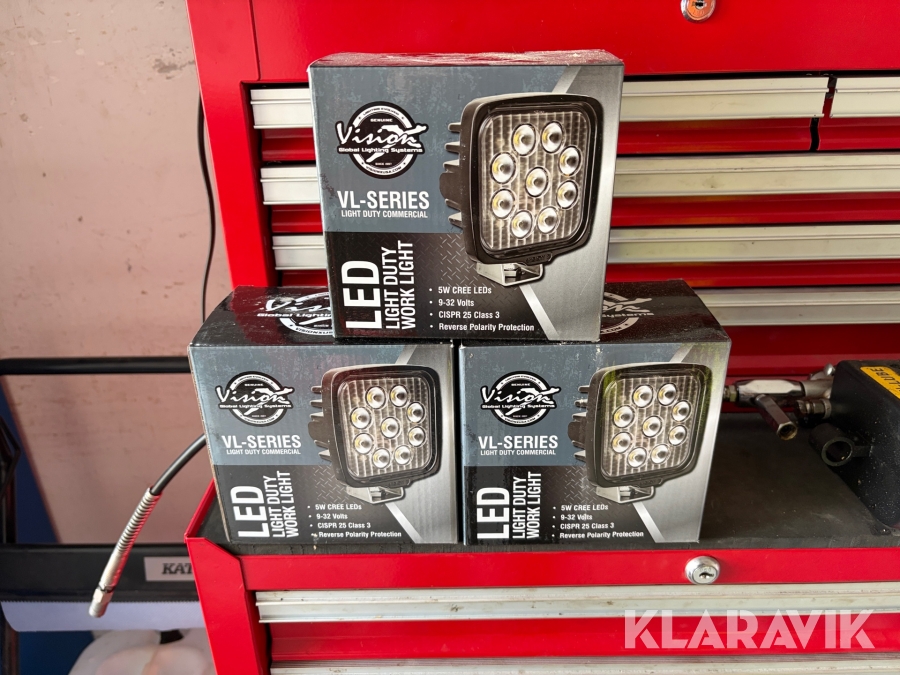 Led arbetsbelysning Vision X VL 45W 3st
