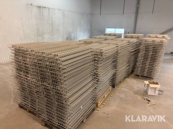 Stort parti Nätbalkar till pallställage Nordverk ca 1140st