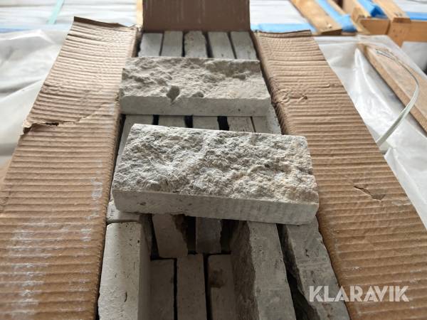 Natursten granit 15x7,5 cm ca 25 kvm