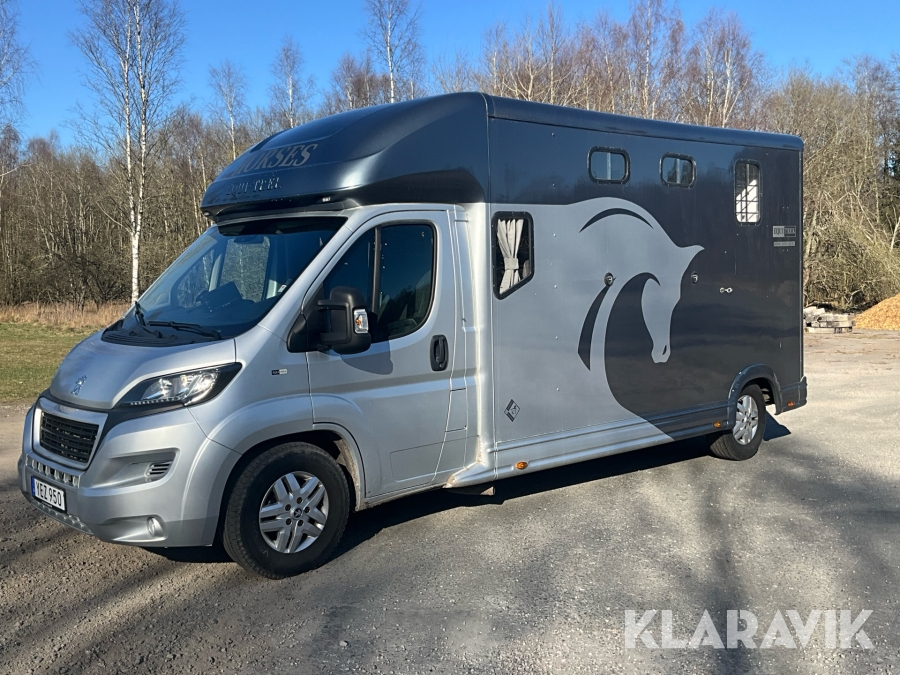Hästlastbil 5-sits, B-kort Peugeot Equitrek