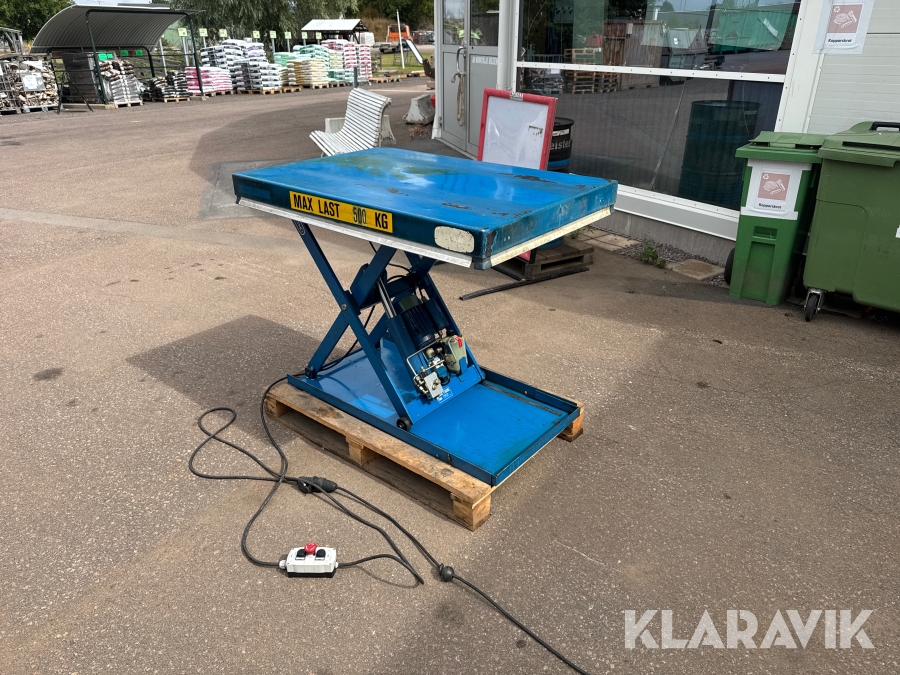 Saxlyft Hymo 500kg Med ramp