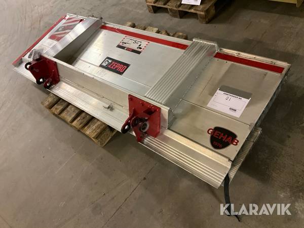 Vikbar brygga Zepro ZZ44486TL aluminium