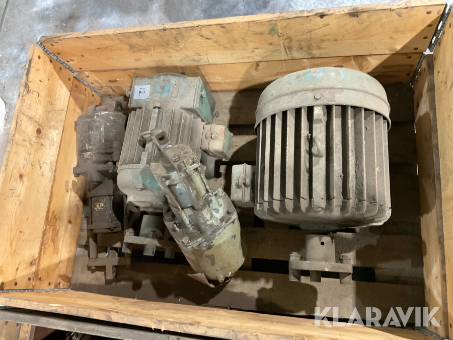 Drivmotorer 2st och bromslyftare 2st