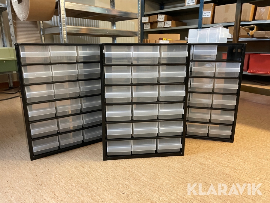 Sortimentskåp Raaco C9-18 5 st