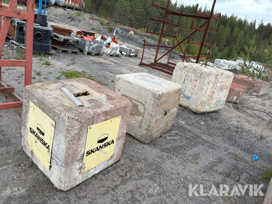 Betongfundament 5st