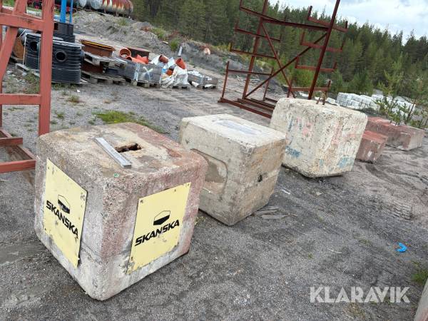 Betongfundament 5st