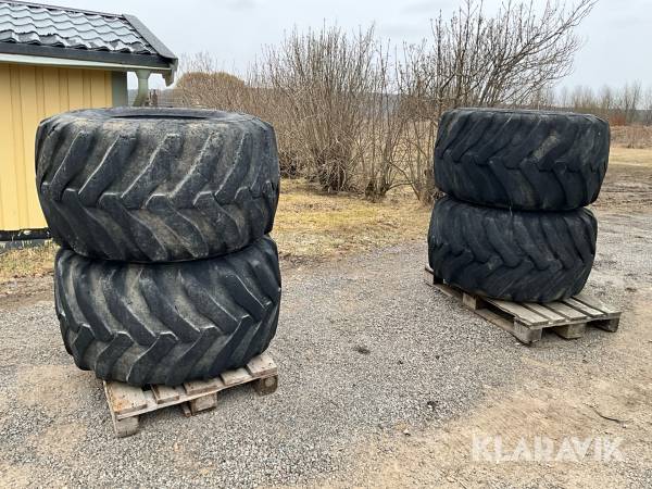 Entreprenaddäck Alliance Havy Duty 4 st med fälg