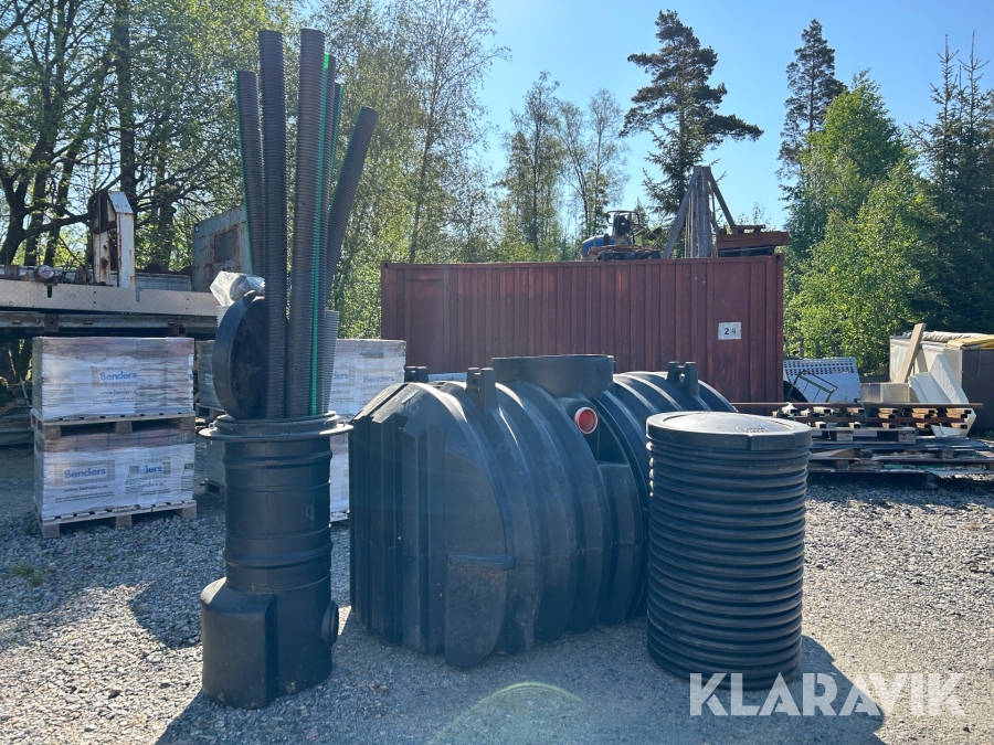 Infiltrationspaket / septiktank 2000 L Pipelife/ uponor