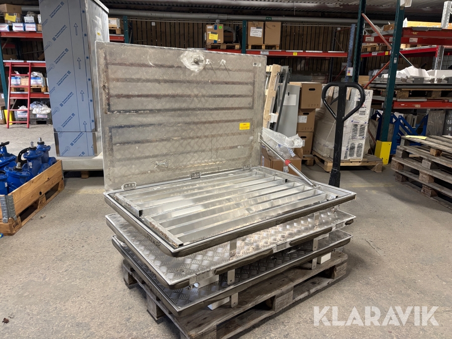 Aluminiumlucka Abat 1060x690 mm 3 st