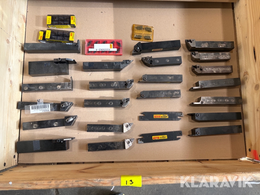 Parti med svarvstål