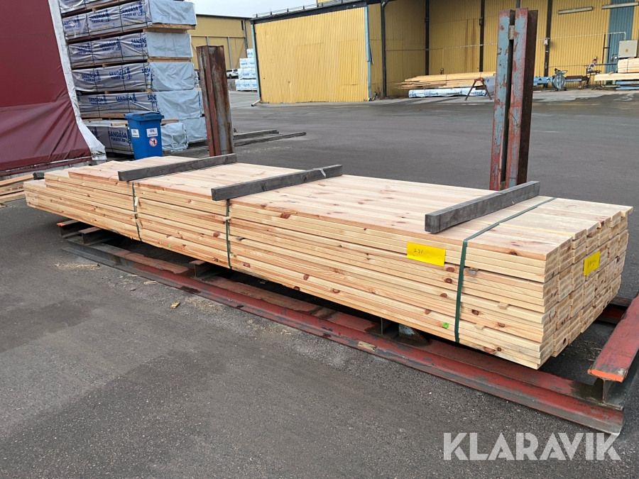 Virkespaket Hyvlat 28x145 530 Löpmeter