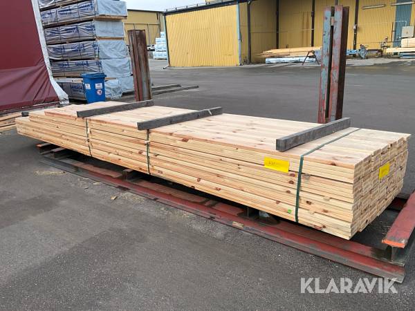 Virkespaket Hyvlat 28x145 530 Löpmeter