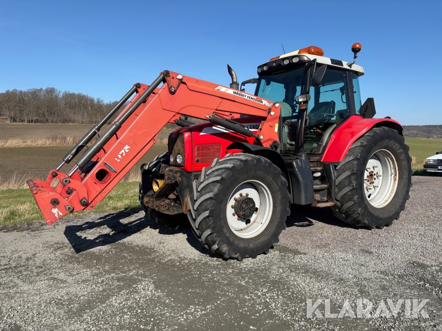 Traktor Massey Ferguson 6480 med lastare och frontlyft