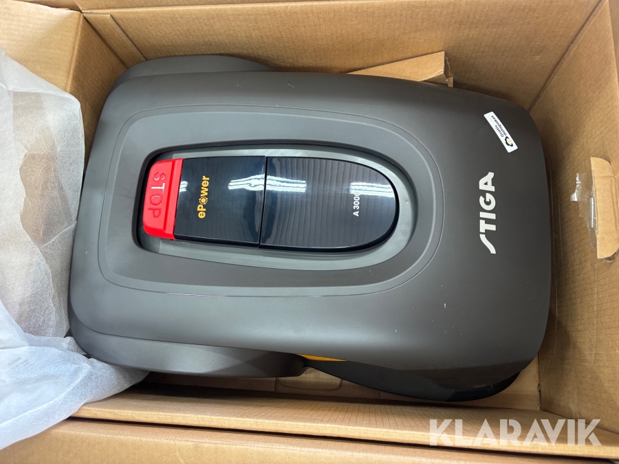 NY robotgräsklippare Stiga A3000 GPS / slingfri