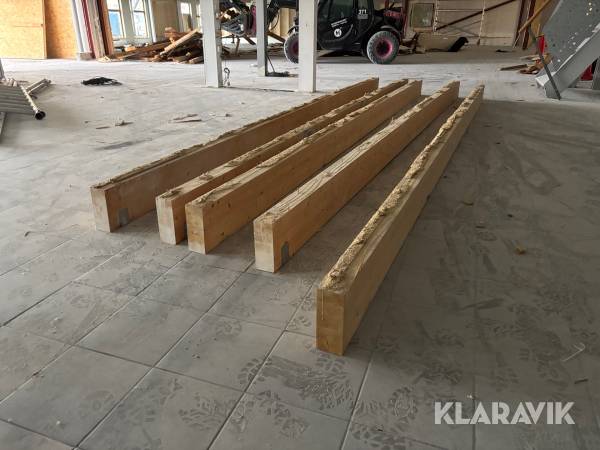 Limträbalkar 5st