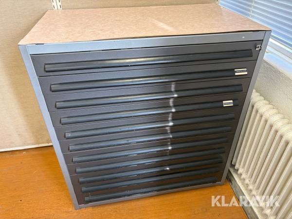 Plåtskåp med gängtolkar