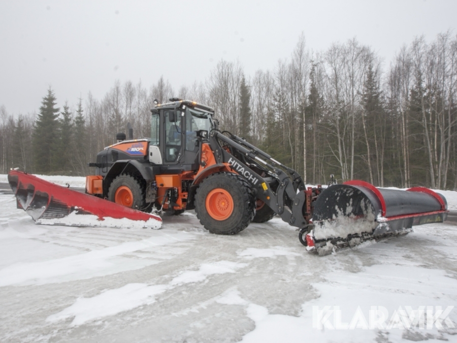 Hjullastare Hitachi ZW180PL-6 Plogutrustad