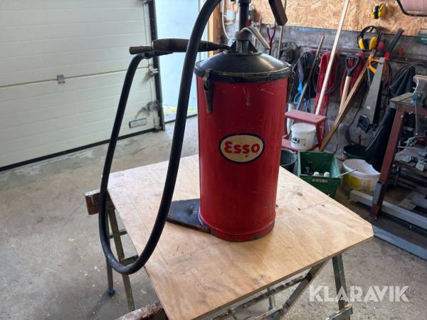 Retro Oljepåfyllningspump Esso