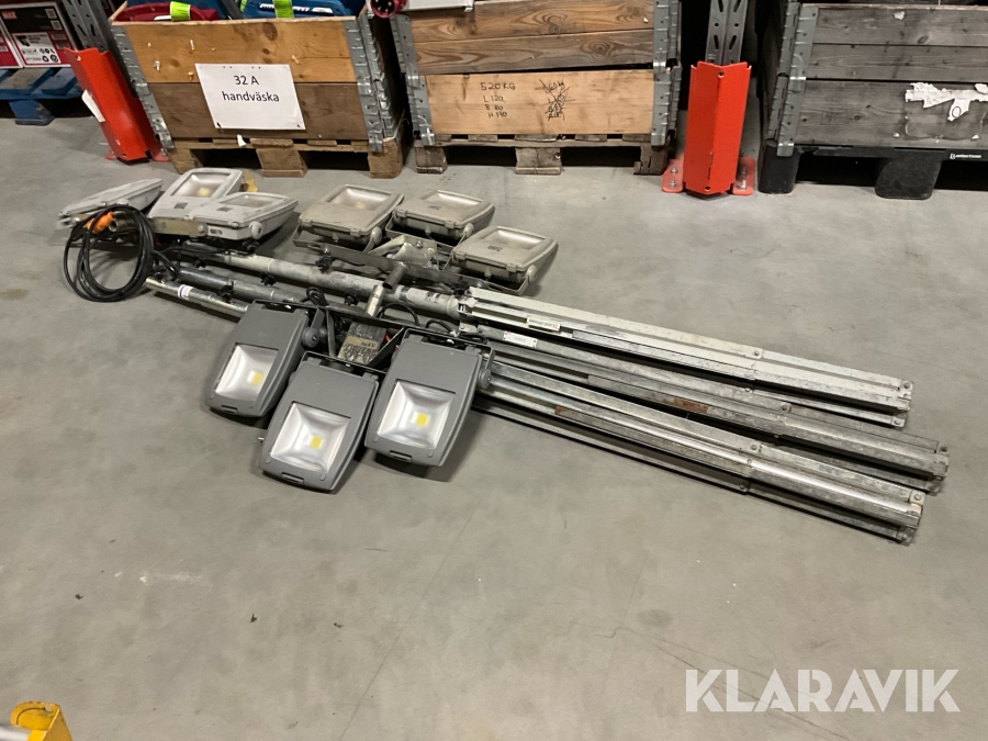 Belysningsmaster 3 st