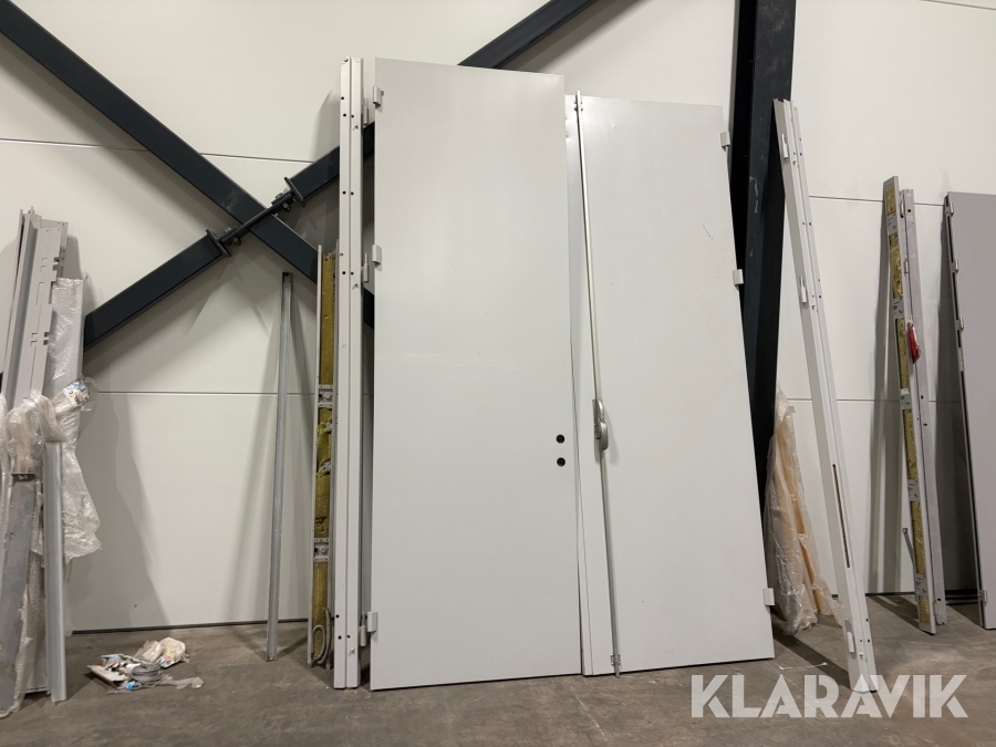 Ståldörr/pardörr 2000*3000mm Daloc