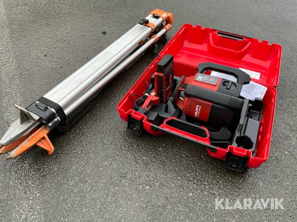 Tvåfallslaser Hilti PR 300-HV2S med mottagare, laddare och stativ