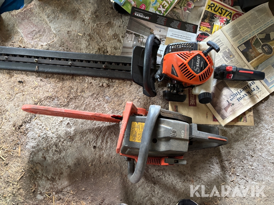 Motorsåg och häcksax Husqvarna / Hitachi bränsledriva