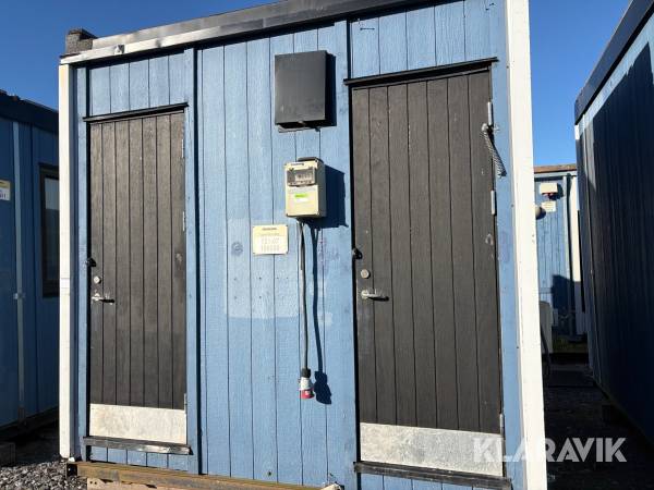 WC bod Flexator med 3st toaletter