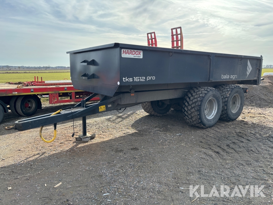 Dumpervagn Bala Agri TKS 1612 PRO