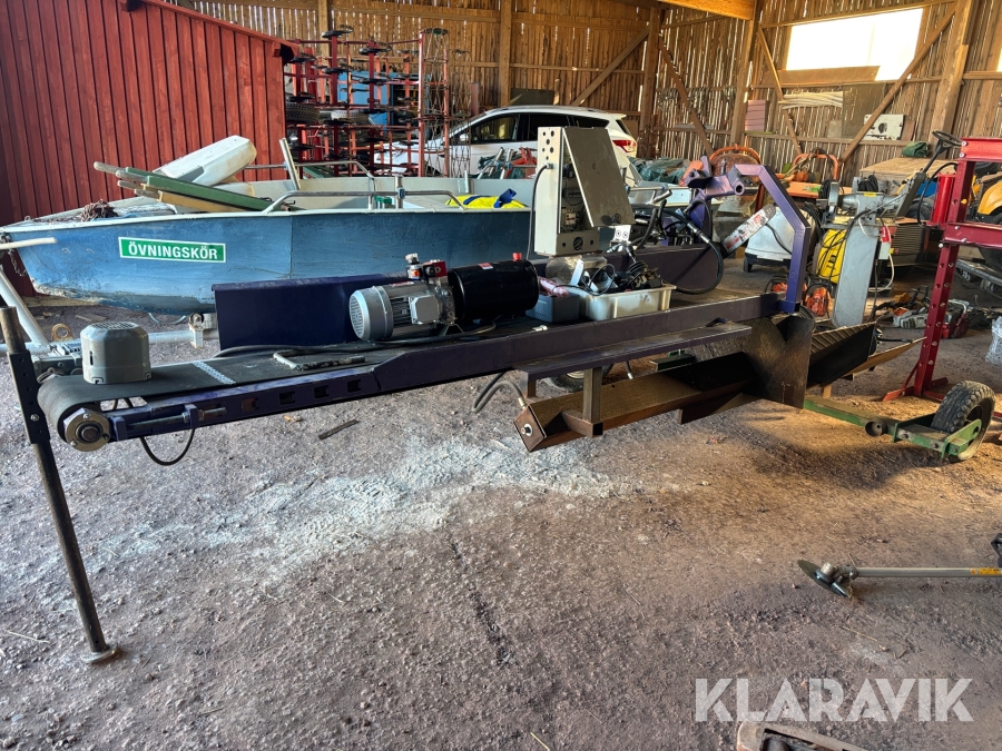 Hydraulisk vedmaskin