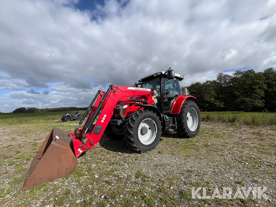 Traktor Massey Ferguson 5713SL Dyna-6, Med Frontlastare