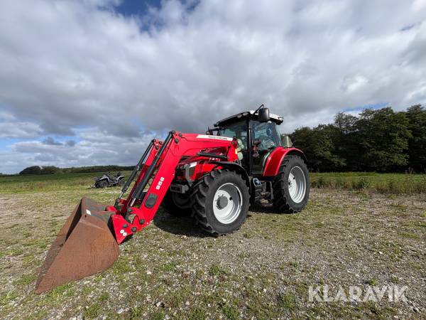Traktor Massey Ferguson 5713SL Dyna-6, Med Frontlastare