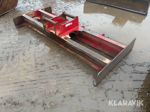 Planingsbalk 2,5 m S60 Fäste