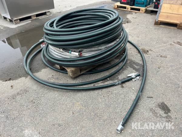 Fiber & vattenslang Pipelife ca 140 m