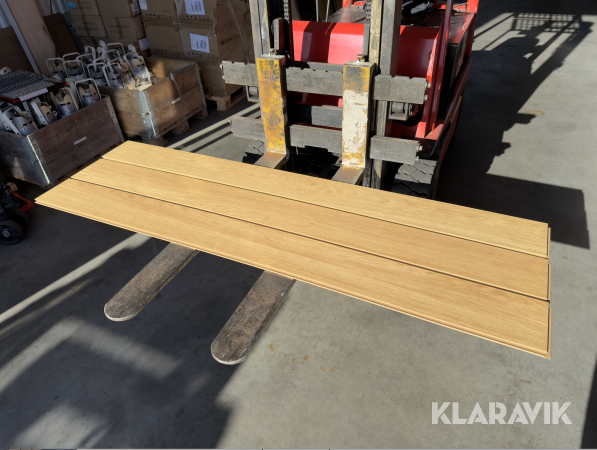 Ekgolv Woodura, 5-G klickgolv, 1-stav ,174 kvm, Natural Oak, 1-Stav, XL (Select)