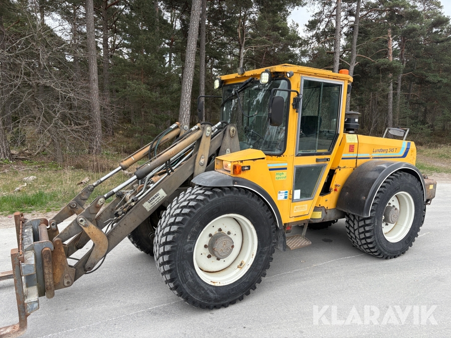 Hjullastare Lundberg 345T med redskap