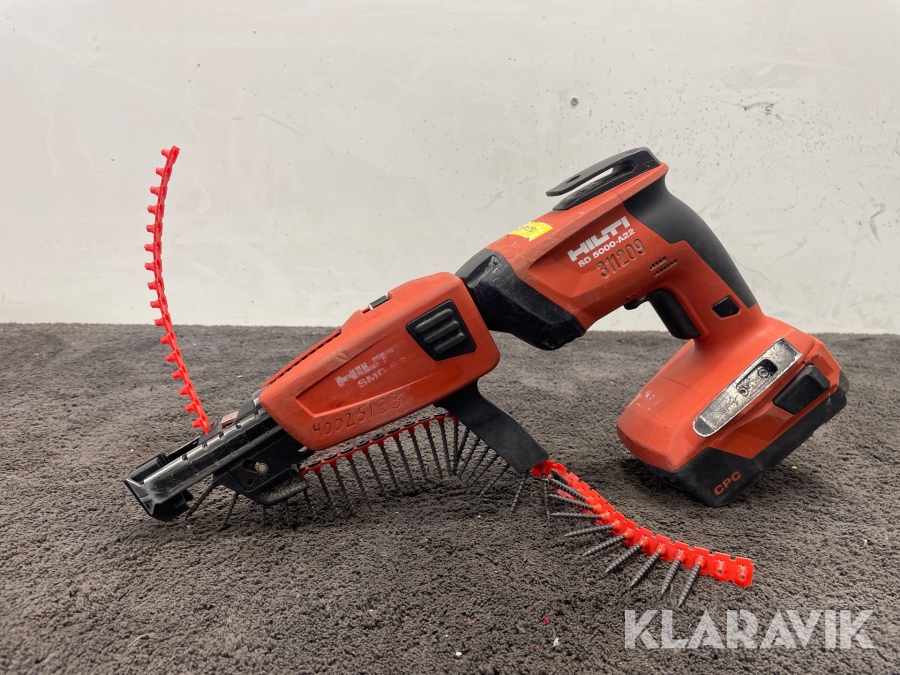 Automatskruvdragare Hilti SD5000-A22 & SMD 57