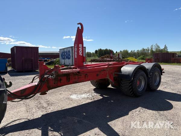 Lastväxlarkärra med hydrauliskt kroksystem JOAB