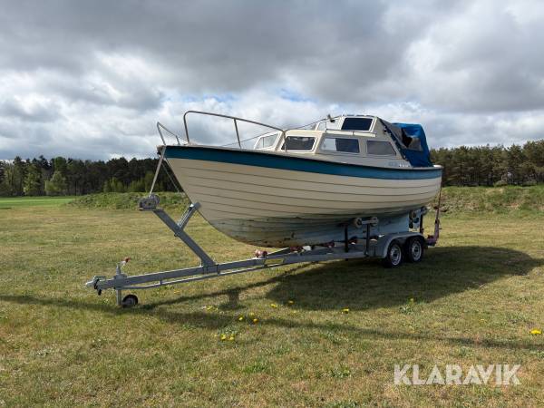 Båt Risör 23 med trailer