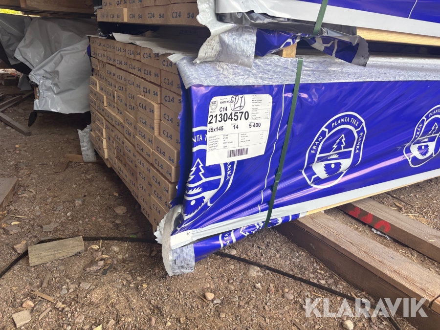 Virkespaket 45x145 5.4 m 453 lmp