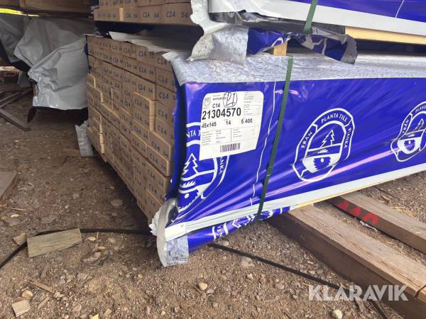 Virkespaket 45x145 5.4 m 453 lmp