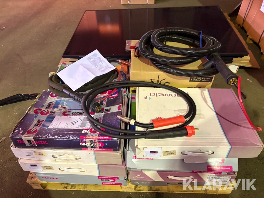 Parti slangpaket till svets