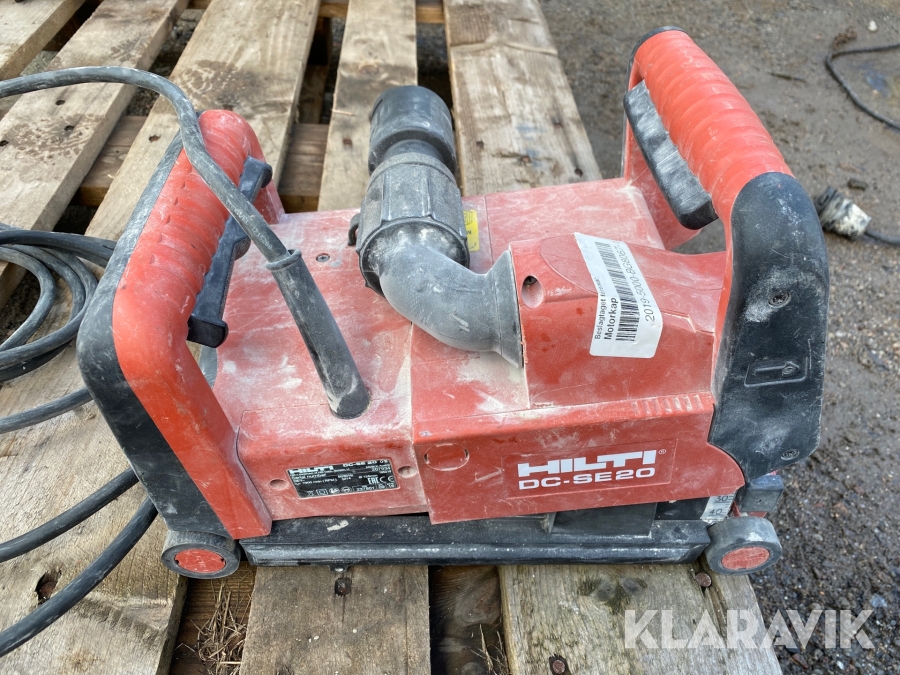 Spårfräsmaskin Hilti DC-SE20, Stockholm, Klaravik auktione