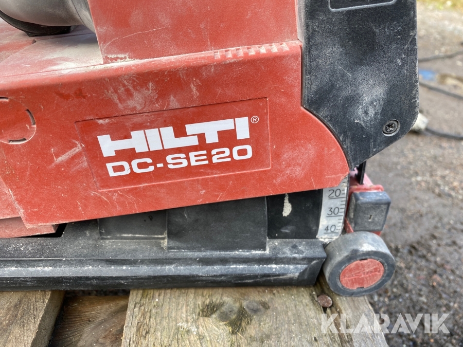 Spårfräsmaskin Hilti DC-SE20, Stockholm, Klaravik auktione