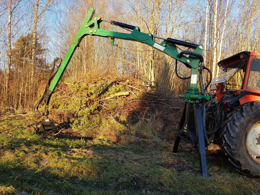 HYDRAULISK GRIPKRAN FÖR TRAKTOR