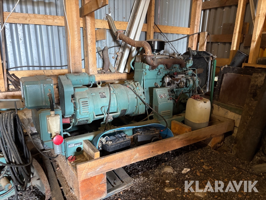 Generator Asea 40kVA med Scania motor