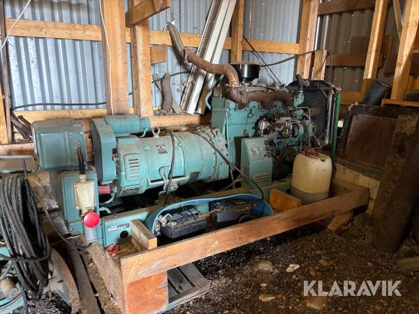 Generator Asea 40kVA med Scania motor