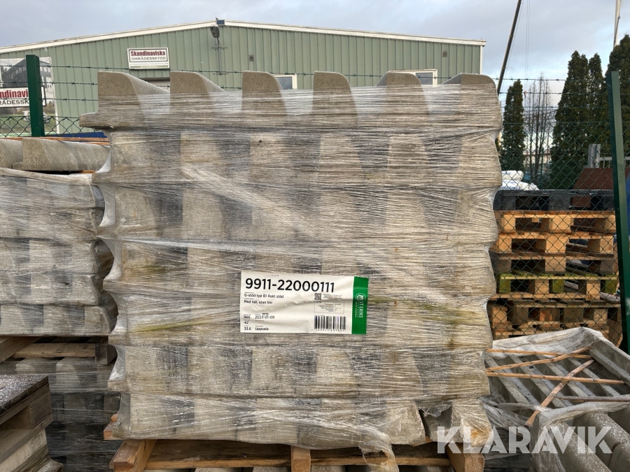 Spiksten / kantsten S:T Eriks G-stöd typ B